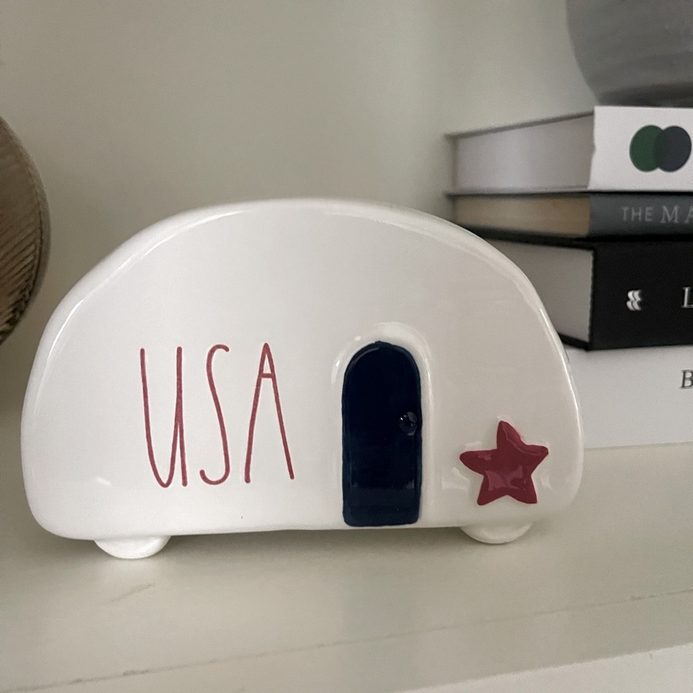 Rae Dunn patriotic USA America rv camper decor